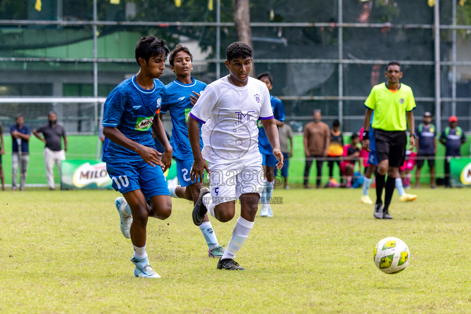 Day 3 of MILO Academy Championship 2024 (U-14) was held in Henveyru Stadium, Male', Maldives on Saturday, 2nd November 2024.
Photos: Hassan Simah / Images.mv