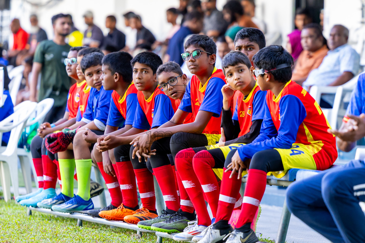 Day 3 of MILO Academy Championship 2025 (U-12) was held at Henveiru Stadium in Male', Maldives on Saturday, 3rd May 2025. Photos: Nausham Waheed / images.mv