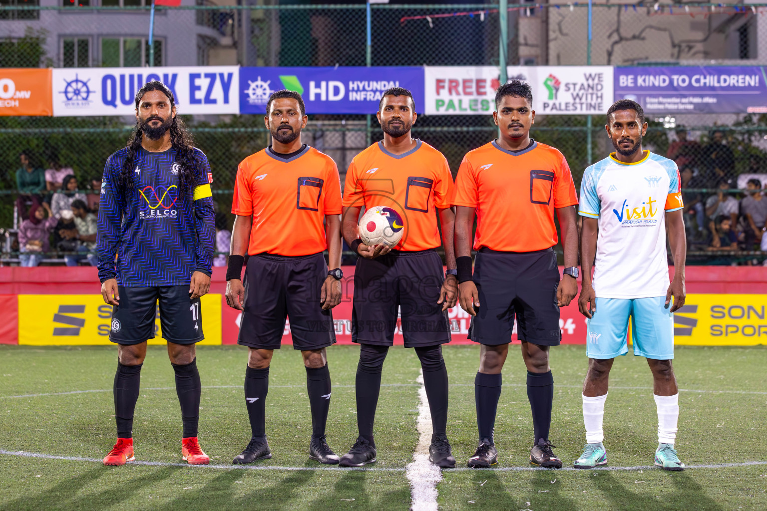 K Maafushi vs K Gulhi in Day 22 of Golden Futsal Challenge 2024 was held on Monday , 5th February 2024 in Hulhumale', Maldives
Photos: Ismail Thoriq / images.mv