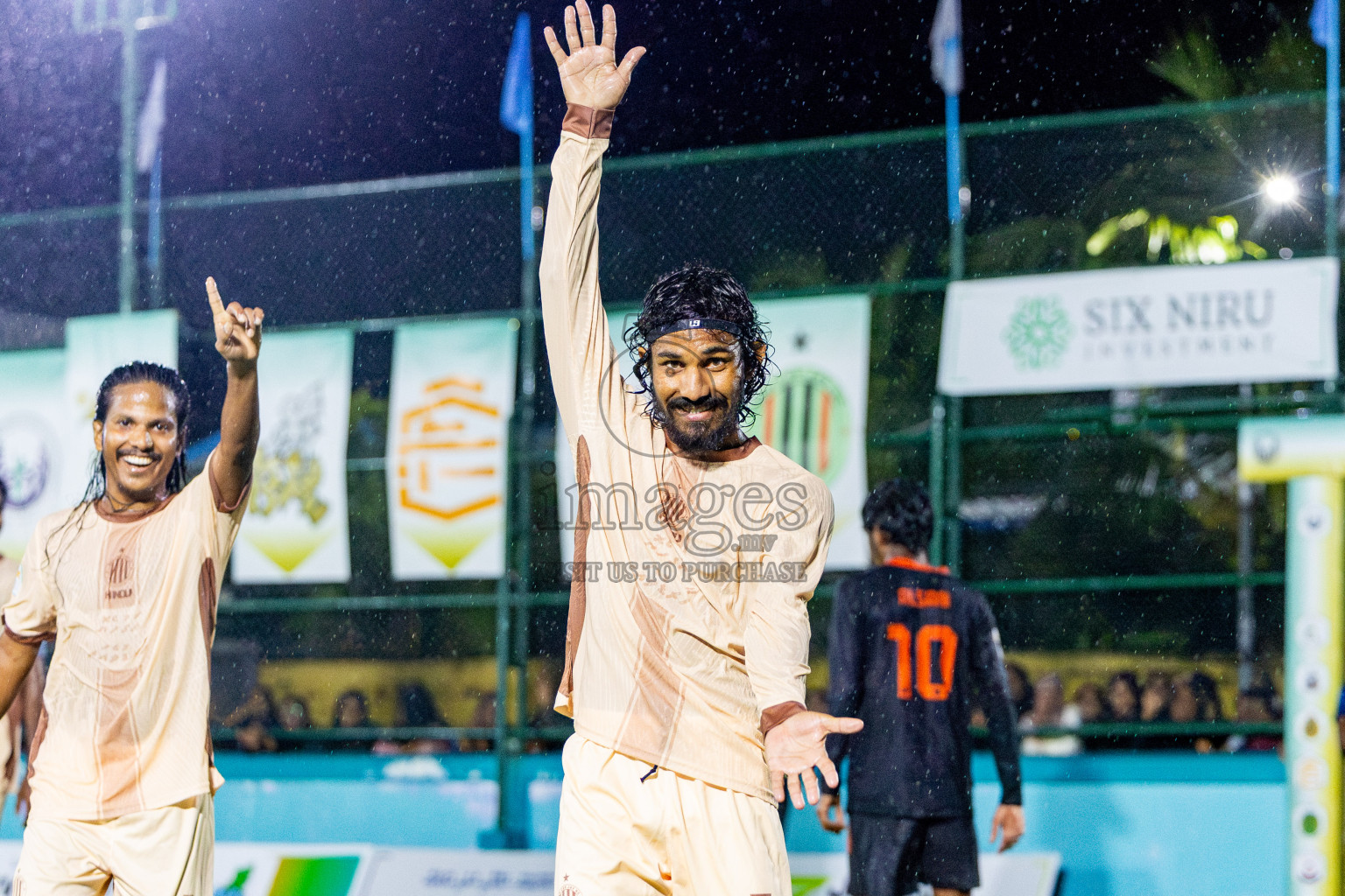 The Dee Ess Kay vs Dee Cee Jay Sc in Day 3 of Laamehi Dhiggaru Ekuveri Futsal Challenge 2025 was held on Saturday, 26th July 2025, at Dhiggaru Futsal Ground, Dhiggaru, Maldives Photos: Nausham Waheed / images.mv
