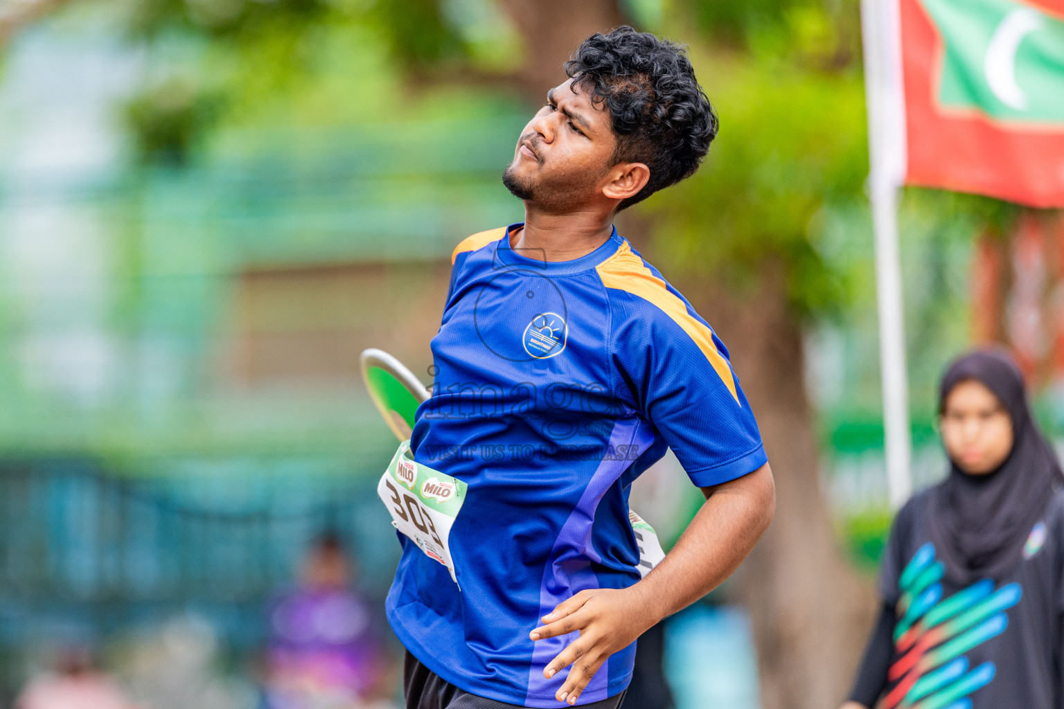 Day 4 of Inter-school Athletics Championship 2025 held in Ekuveni Synthetic Track, Male', Maldives on Thursday, 09th October 2025. Photos by: Areef Adam / Images.mv