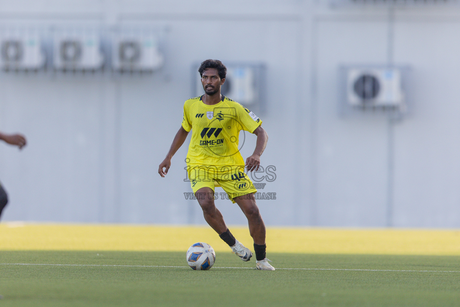 Velaa Sports Club vs Team Middle East in Day 3 of Eydhafushi Cup 2025 held in Eydhafushi Football Stadium at B. Eydhafushi, Maldives on Sunday, 7th September 2025.