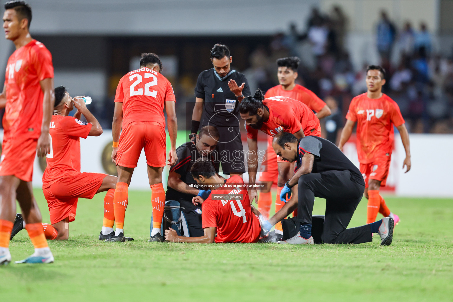 Kuwait vs India in the Final of SAFF Championship 2023 held in Sree Kanteerava Stadium, Bengaluru, India, on Tuesday, 4th July 2023. Photos: Nausham Waheed / images.mv