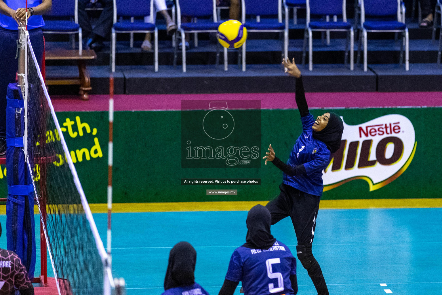 Volleyball Association Cup 2022-Women's Division-Match Day 4 was held in Male', Maldives on Friday, 27th May 2022 at Social Center Indoor Hall. Photos By: Ismail Thoriq/images.mv