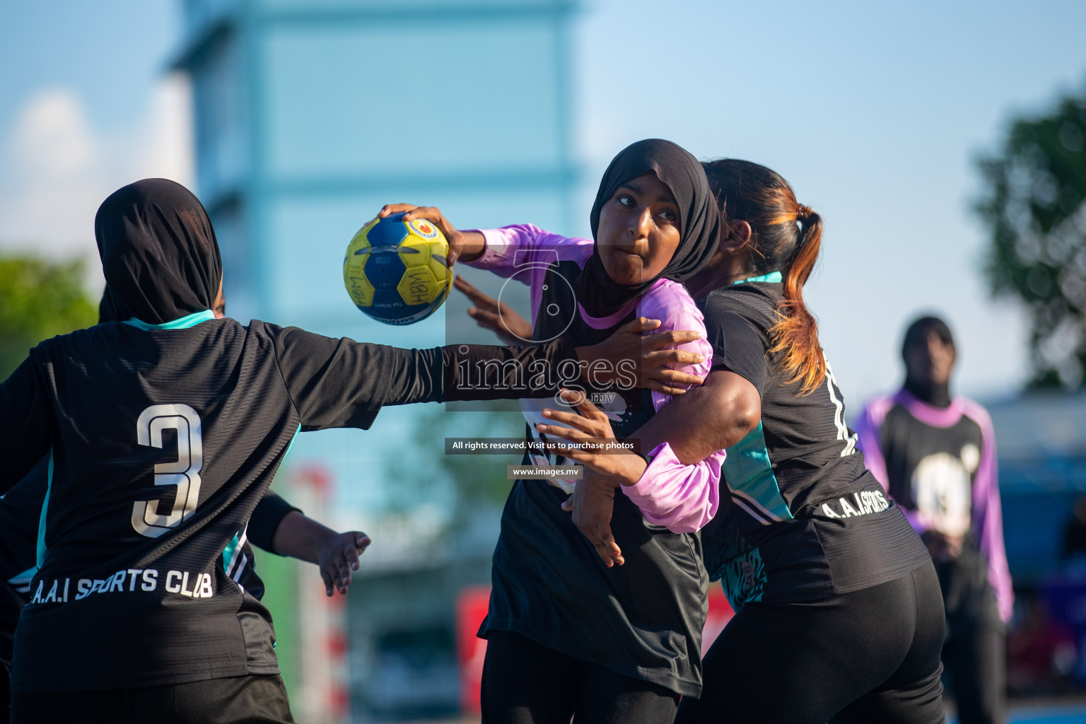 Day 3 of 6th MILO Handball Maldives Championship 2023, held in Handball ground, Male', Maldives on Friday, 22nd May 2023 Photos: Nausham Waheed/ Images.mv