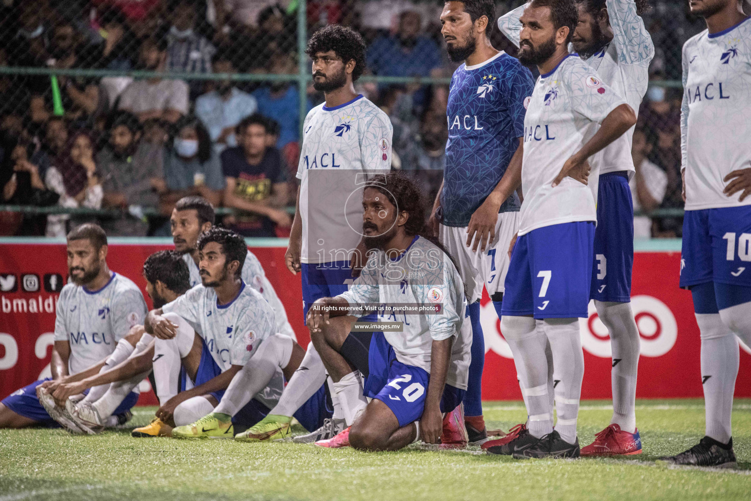 Prison Club vs MACL in the Quarter Finals of Club Maldives 2021 held at Hulhumale;, on 12th December 2021 Photos: Nausham / images.mv