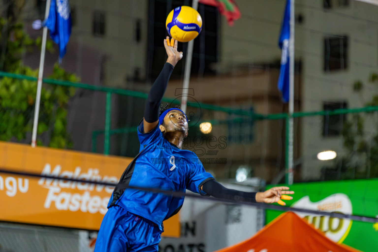 Maathoda Sports Club vs Sports Club City in the Finals of Milo National Junior Volleyball Championship 2025 Men's Division was held on Sunday, 30th November 2025 at Ekuveni Turf Court Male', Maldives. Photos: Areef Adam / images.mv