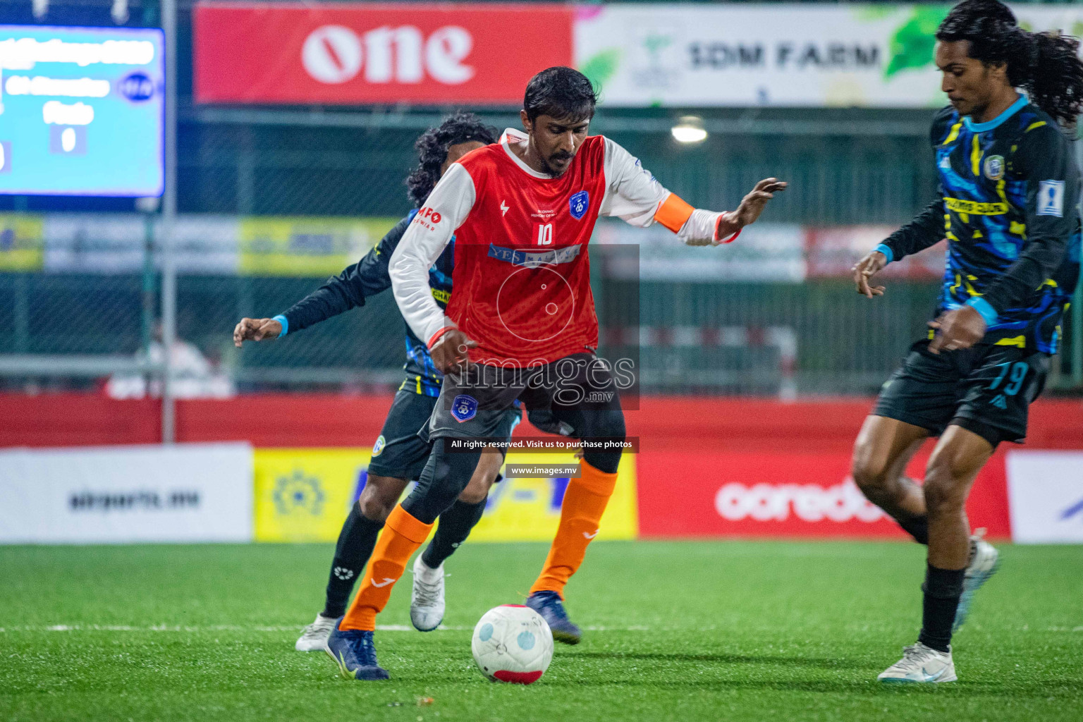 GA. Gemanafushi vs GA. Dhevvadhoo in Day 2 of Golden Futsal Challenge 2023 on 06 February 2023 in Hulhumale, Male, Maldives