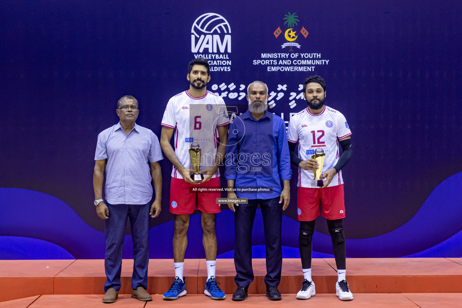 Sports Club City vs Dhivehi Sifainge Club in the Finals of National Volleyball Tournament 2022 on Thursday, 07th July 2022, held in Social Center, Male', Maldives