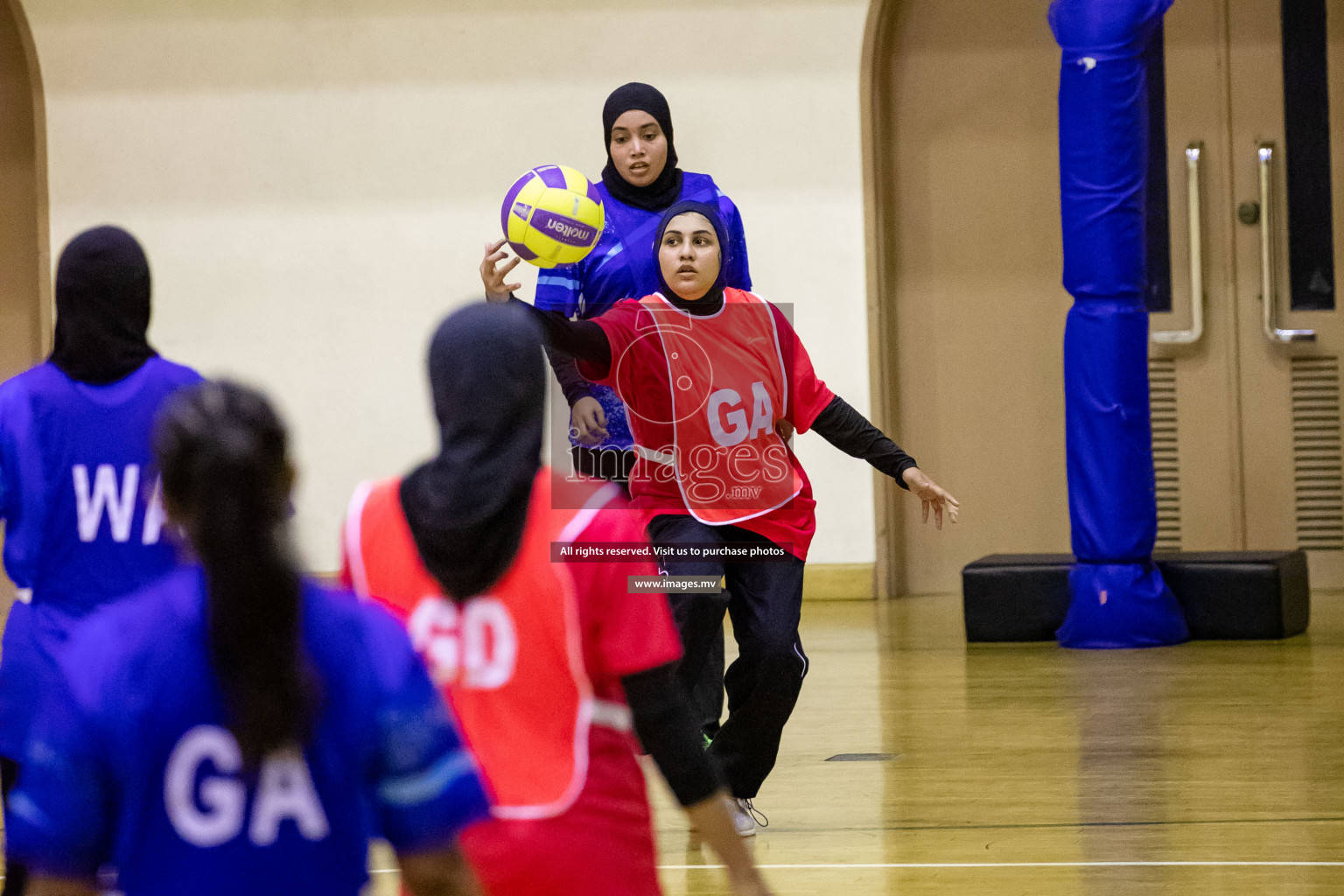 Milo National Netball Tournament 30th November 2021 at Social Center Indoor Court, Male, Maldives. Photos: Shuu & Nausham/ Images Mv