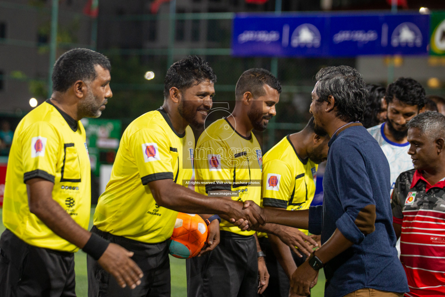 Prison Club vs MACL in the Quarter Finals of Club Maldives 2021 held at Hulhumale;, on 12th December 2021 Photos: Nasam / images.mv