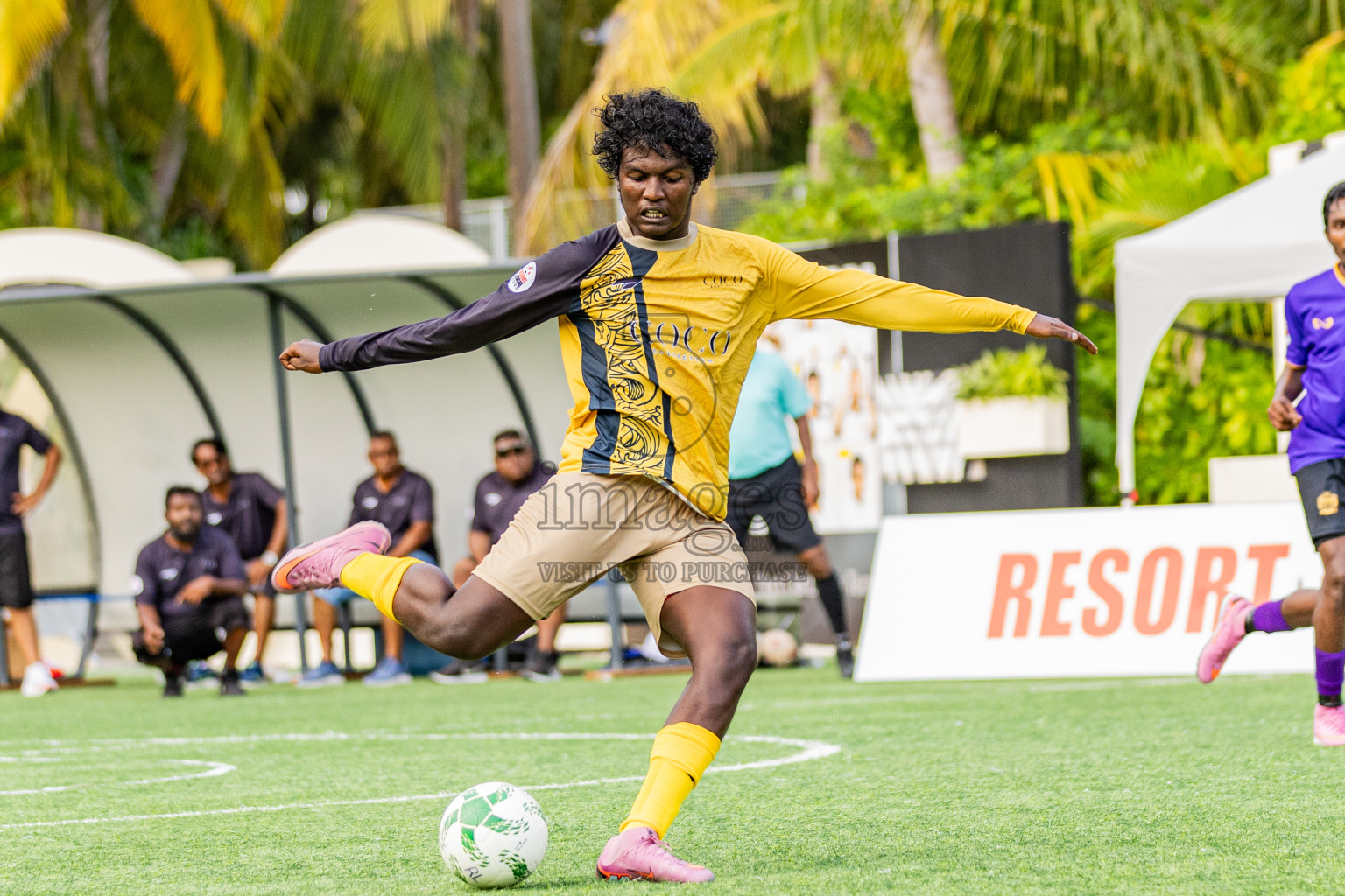Centara Grand vs Coco Body Hithi in Resort League 2025 (North Male Zone) day 6 was held on Monday, 8th September 2025 in One And Only Reethi Rah Maldives Resort, Photos: Areef Adam / images.mv