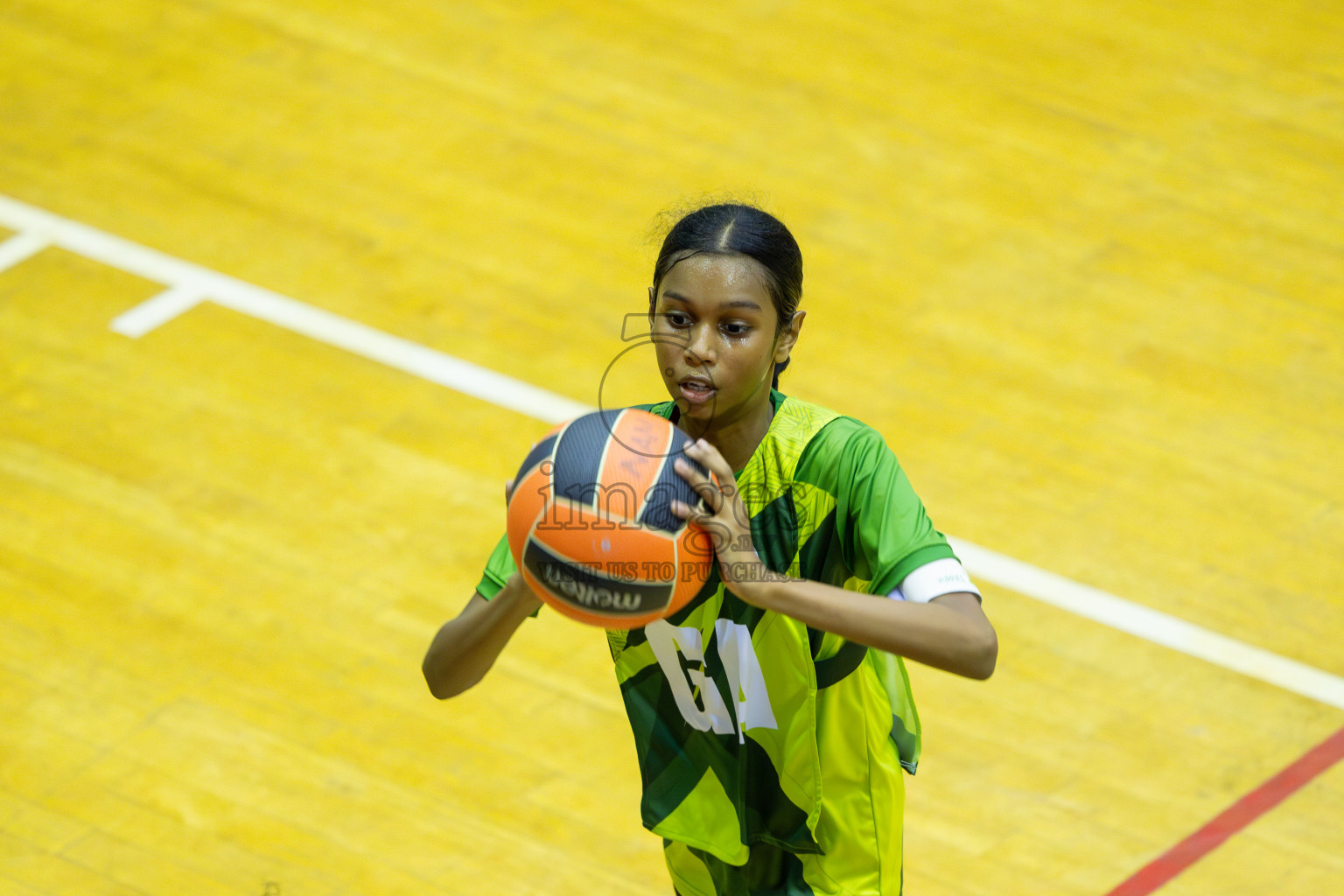 Day 15 of 25th Inter-School Netball Tournament was held in Social Center at Male', Maldives on Monday, 26th August 2024. Photos: Mohamed Mahfooz Moosa / images.mv