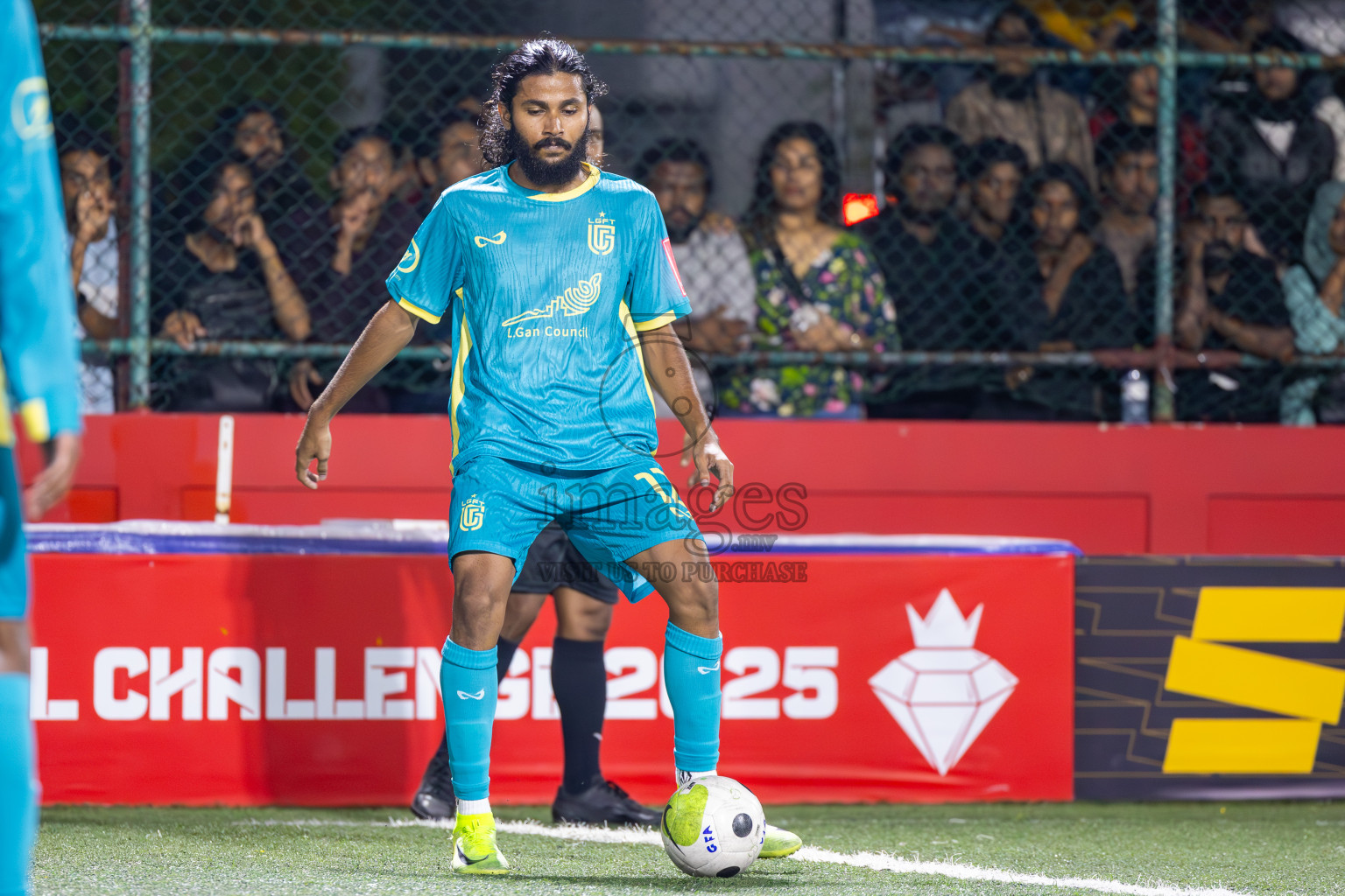 L Maavah VS L Gan in Day 8 of Golden Futsal Challenge 2025 was held on Sunday, 12th January 2025, in Hulhumale', Maldives
Photos: Ismail Thoriq / images.mv