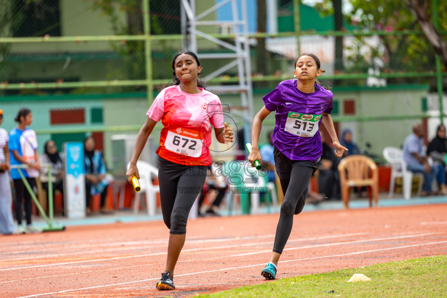 Day 6 of Inter-school Athletics Championship 2025 held in Ekuveni Synthetic Track, Male', Maldives on Sunday, 12th October 2025. Photos by: Ismail Thoriq / Images.mv