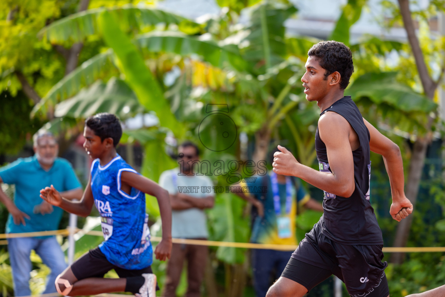 Day 2 of MWSC Interschool Athletics Championships 2024 held in Hulhumale Running Track, Hulhumale, Maldives on Sunday, 10th November 2024. 
Photos by:  Hassan Simah / Images.mv