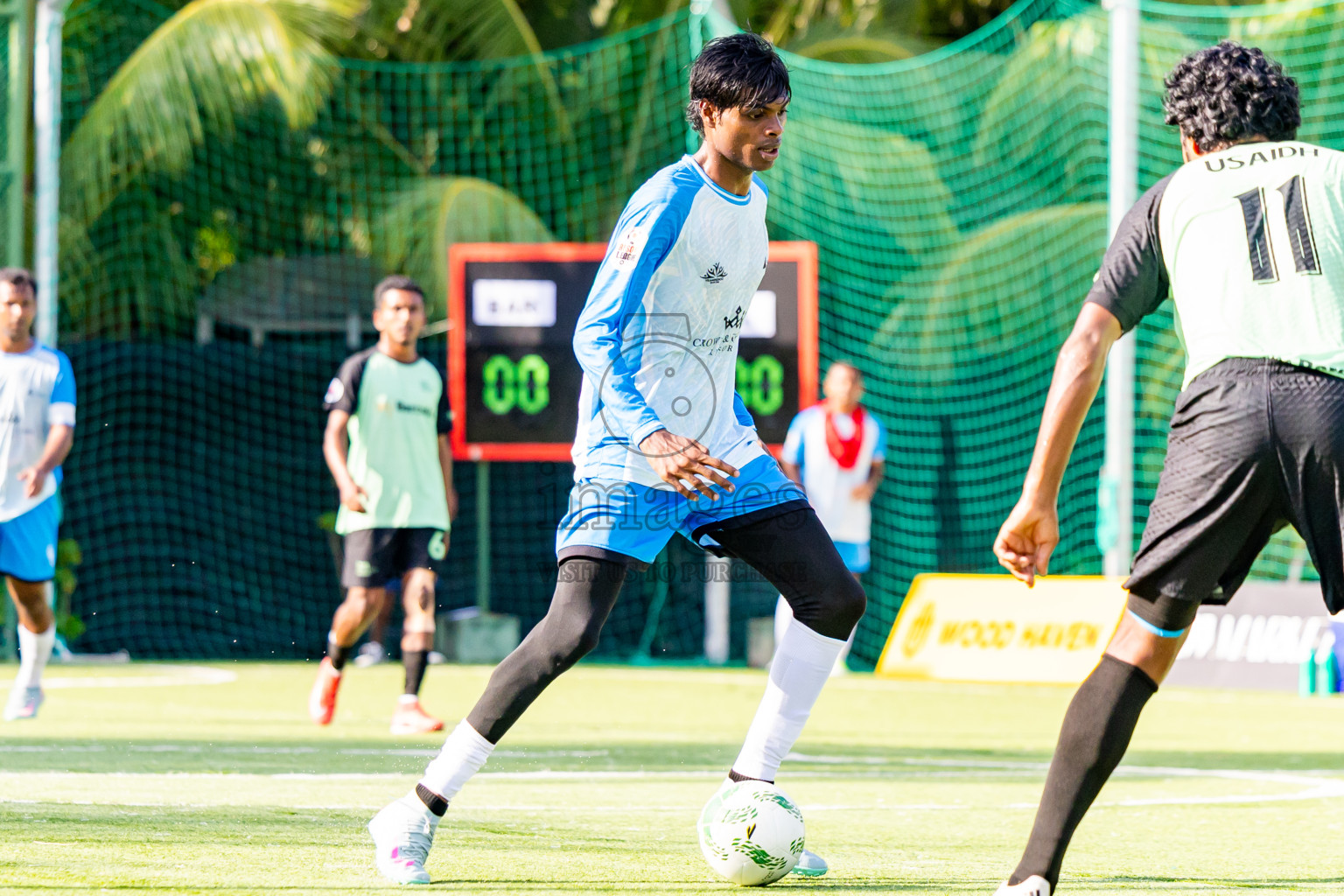 Barcelo vs Vilamendhoo in Day 3 of Resort League 2025 (Ari Zone) was held on Sunday, 22nd June 2025 in Conrad Maldives Rangali Island, Alif Dhaalu Atoll, Maldives. Photos: Nausham Waheed / images.mv