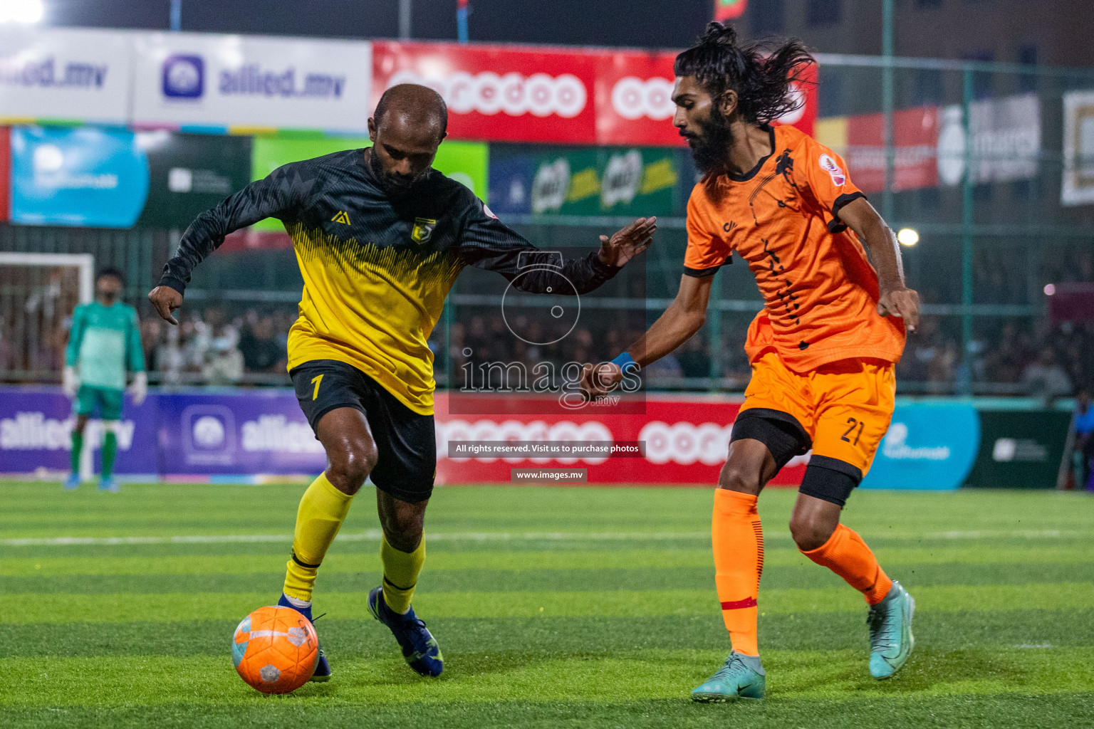 RRC Vs FSM in the Semi Finals of Club Maldives 2021 held in Hulhumale, Maldives on 19 December 2021. Photos: Ismail Thoriq / images.mv