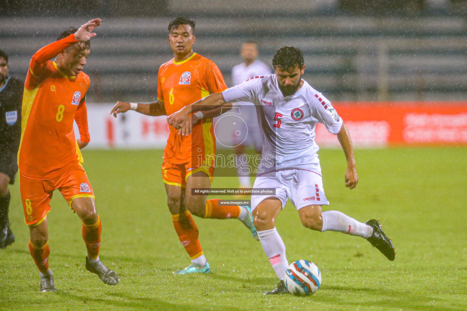 Bhutan vs Lebanon in SAFF Championship 2023 held in Sree Kanteerava Stadium, Bengaluru, India, on Sunday, 25th June 2023. Photos: Nausham Waheed, Hassan Simah / images.mv