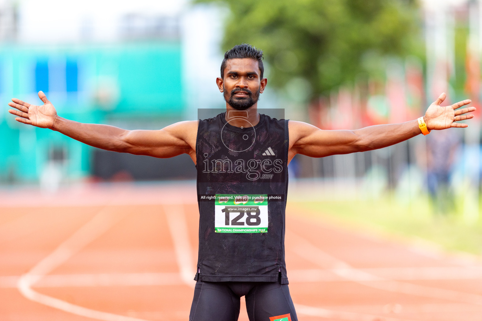 Day 2 of National Athletics Championship 2023 was held in Ekuveni Track at Male', Maldives on Friday, 24th November 2023. Photos: Nausham Waheed / images.mv