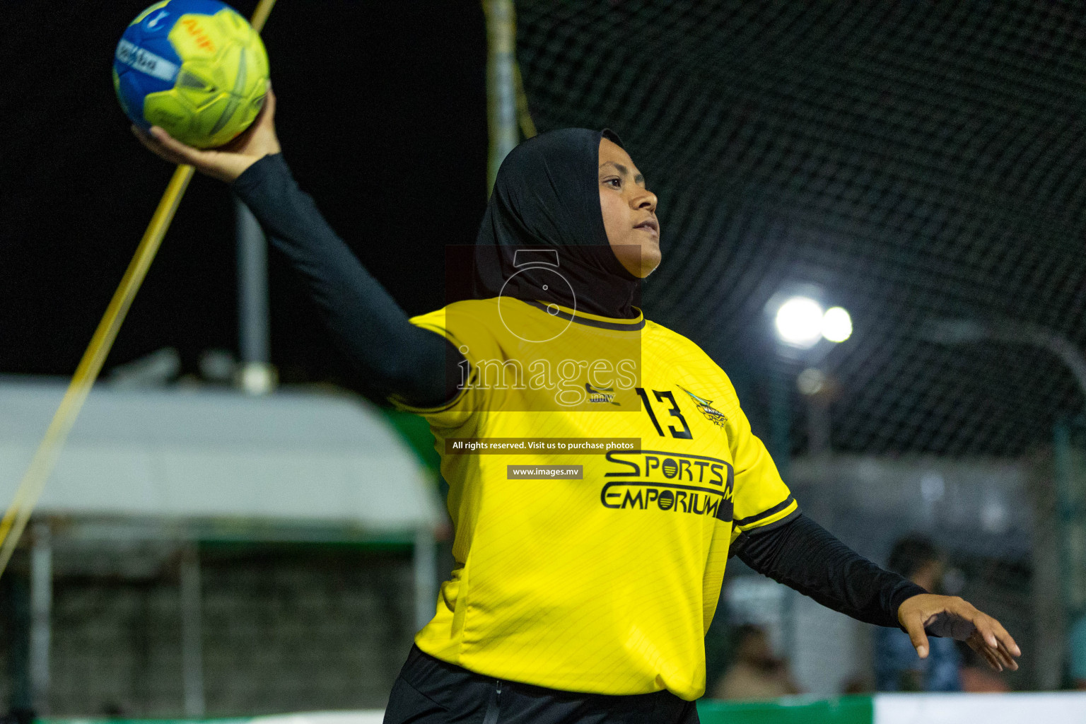 Day 1 of 7th Inter-Office/Company Handball Tournament 2023, held in Handball ground, Male', Maldives on Friday, 16th September 2023 Photos: Nausham Waheed/ Images.mv