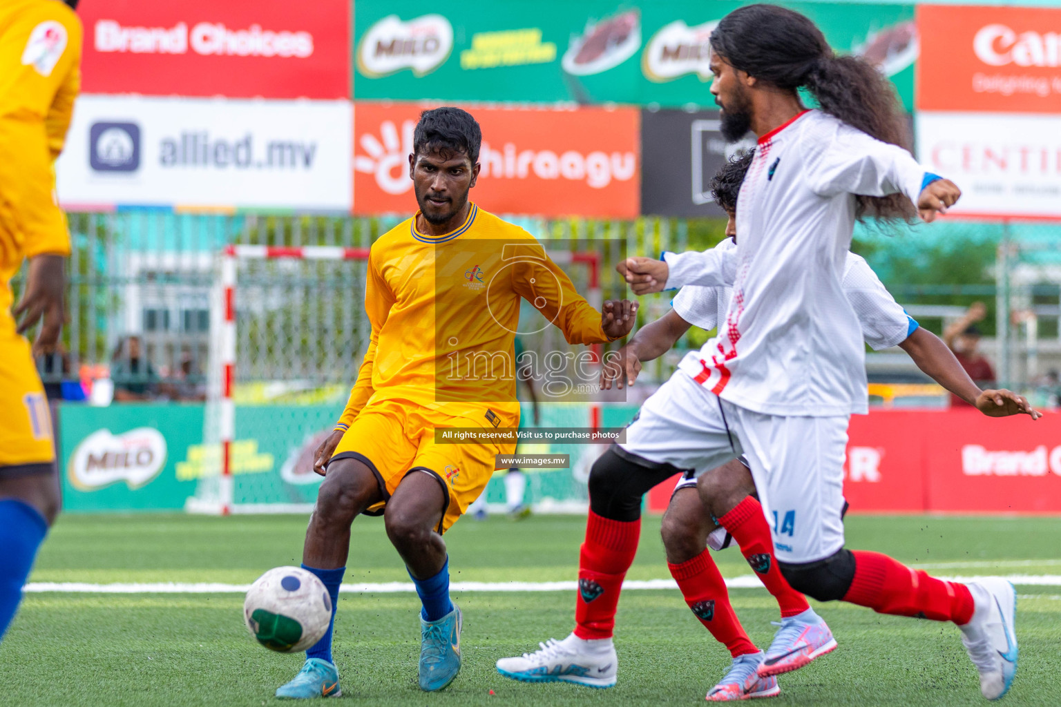 Customs RC vs ERFC in Club Maldives Cup 2023 held in Hulhumale, Maldives, on Monday, 24th July 2023. Photos: Ismail Thoriq / images.mv