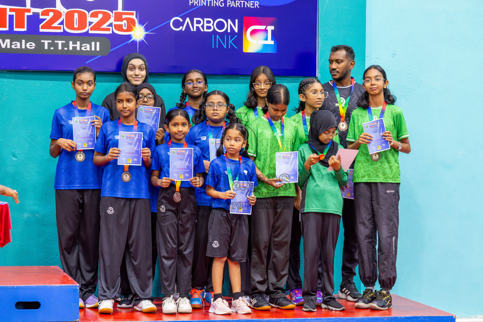 Day 8 of Interschool Table Tennis Tournament 2025 held at Male' TT Hall, Male', Maldives on Thursday, 22nd May 2025.
Photos by: Ismail Thoriq / images.mv