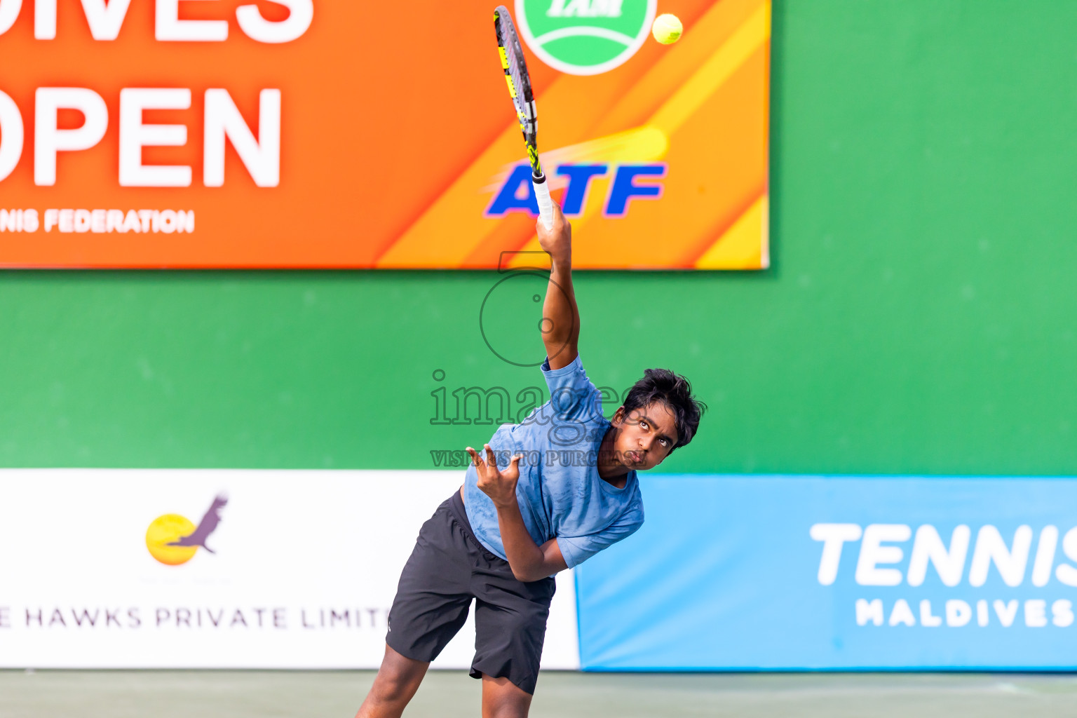 Day 4 of ATF Maldives Junior Open Tennis was held in Male' Tennis Court, Male', Maldives on Thursday, 12th December 2024. Photos: Nausham Waheed/ images.mv