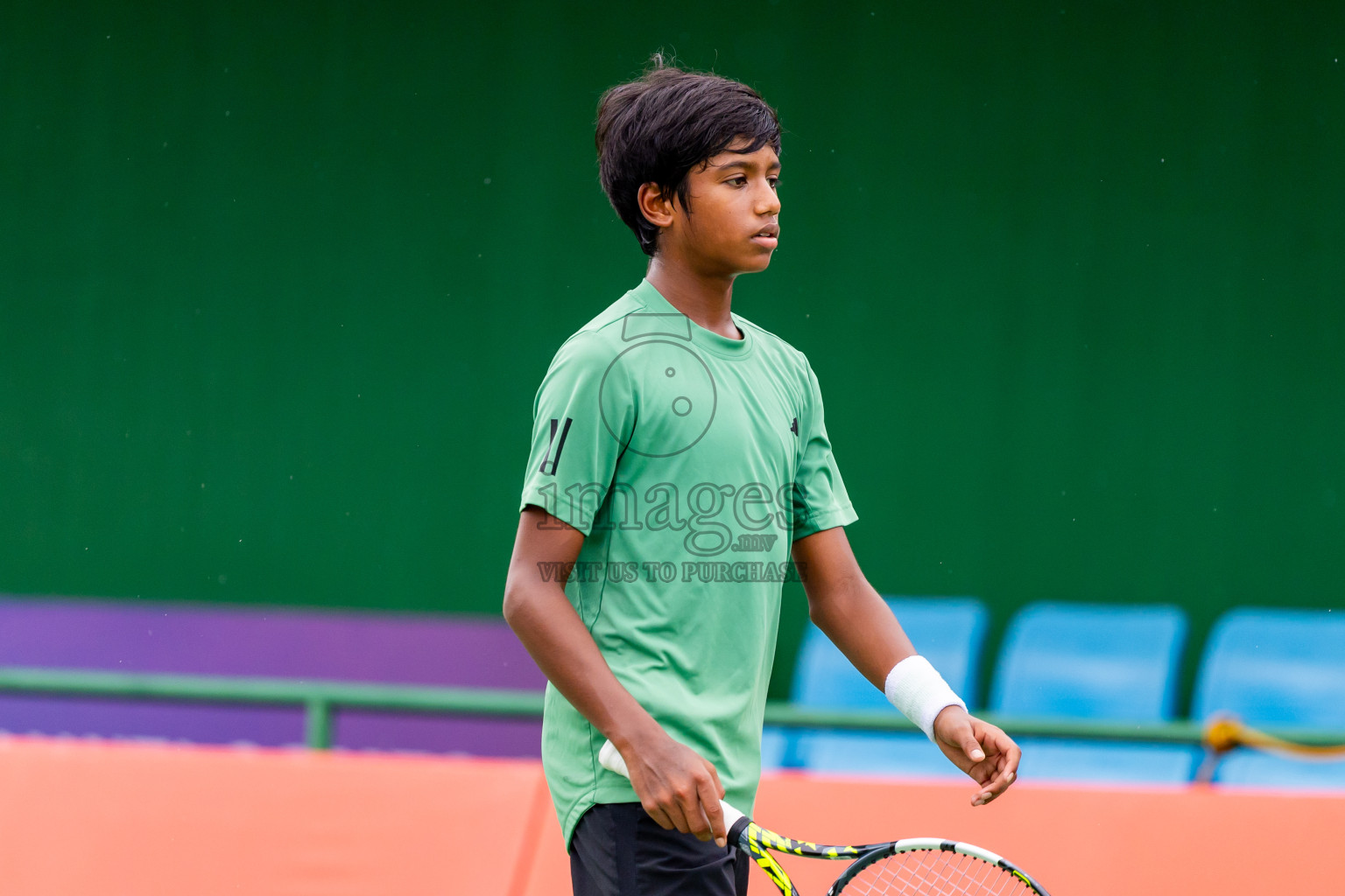 Day 6 of ATF Maldives Junior Open Tennis was held in Male' Tennis Court, Male', Maldives on Tuesday, 17th December 2024. Photos: Nausham Waheed/ images.mv