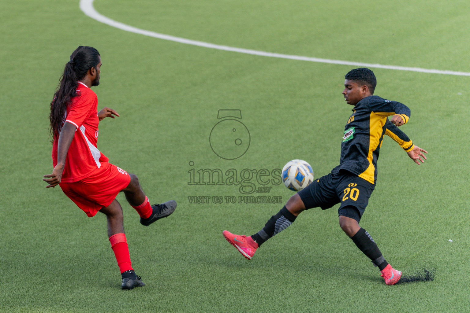 CC Sports Club VS Aajeelakah Eydhafushi FA in Day 6 of Eydhafushi Cup 2025 held in Eydhafushi Football Stadium at B. Eydhafushi, Maldives on Wednesday, 10th September 2025. Photos: Arif Rasheed / images.mv