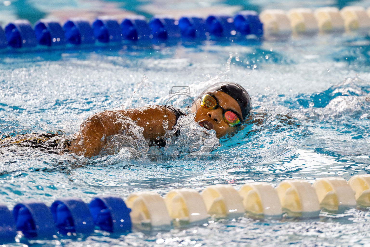 Day 4 of National Swimming Competition 2024 held in Hulhumale', Maldives on Monday, 16th December 2024. 
Photos: Hassan Simah / images.mv