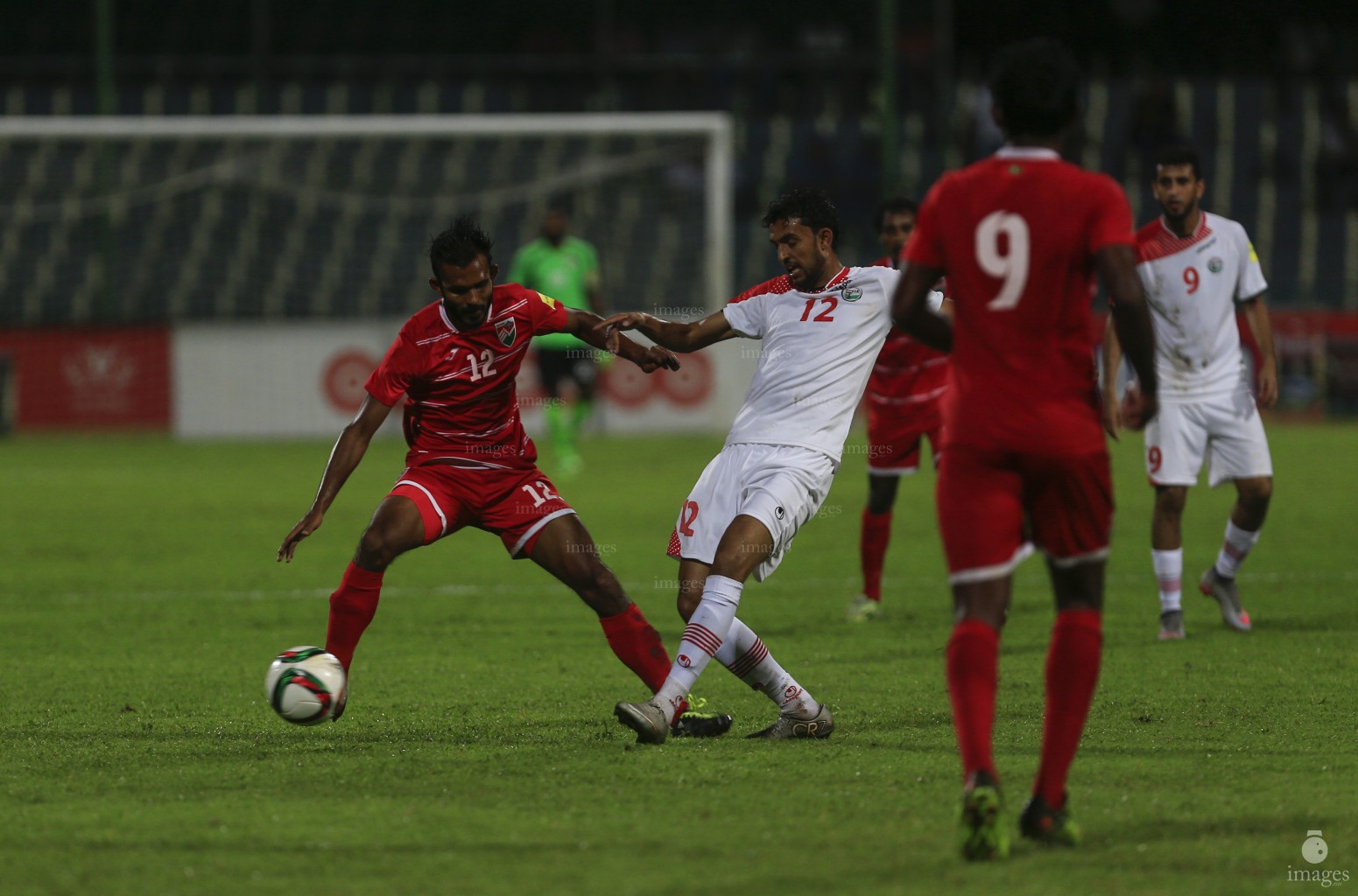 Asian Cup Qualifier between Maldives and Yemen in National Stadium, Maldives.  2nd June 2016.  (Images.mv Photo: Mohamed Ahsan)