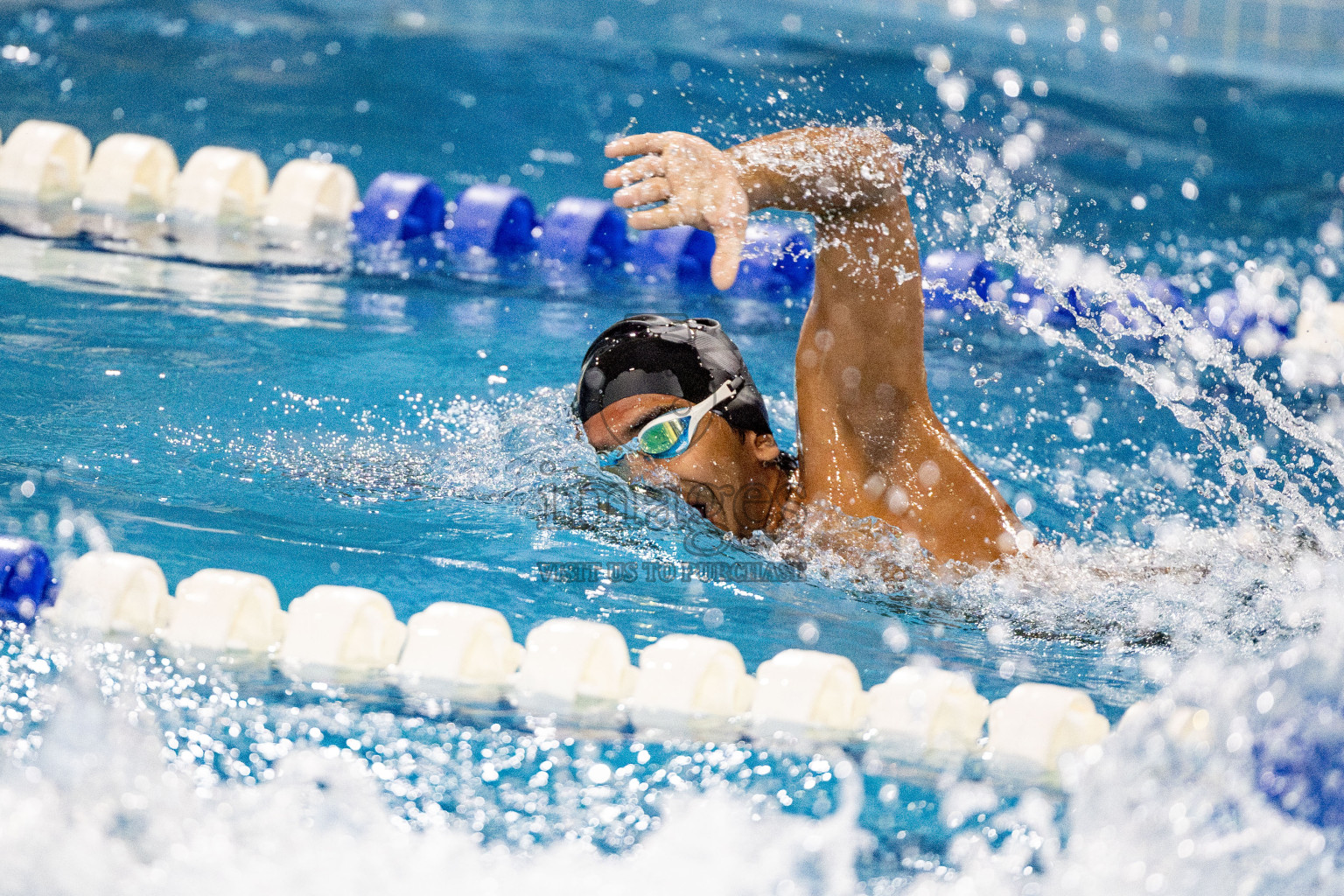 Day 5 of National Swimming Competition 2024 held in Hulhumale', Maldives on Tuesday, 17th December 2024. Photos: Hassan Simah / images.mv