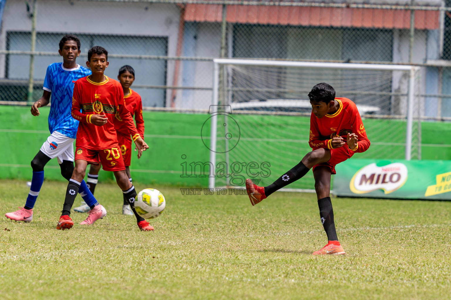 Day 3 of MILO Academy Championship 2024 (U-14) was held in Henveyru Stadium, Male', Maldives on Saturday, 2nd November 2024.
Photos: Hassan Simah / Images.mv