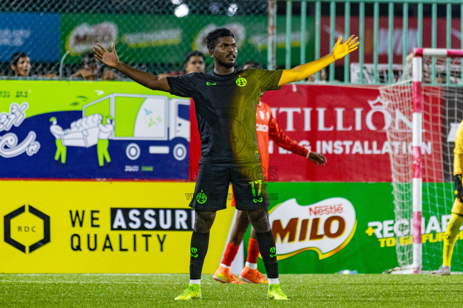 Road Recreation Club vs Club Combination SC Eydhafushi in Kings Cup Final of Club Maldives 2025 was held in Rehendhi Futsal Ground, Hulhumale', Maldives on Tuesday, 9th September 2025. Photos: Areef Adam / images.mv