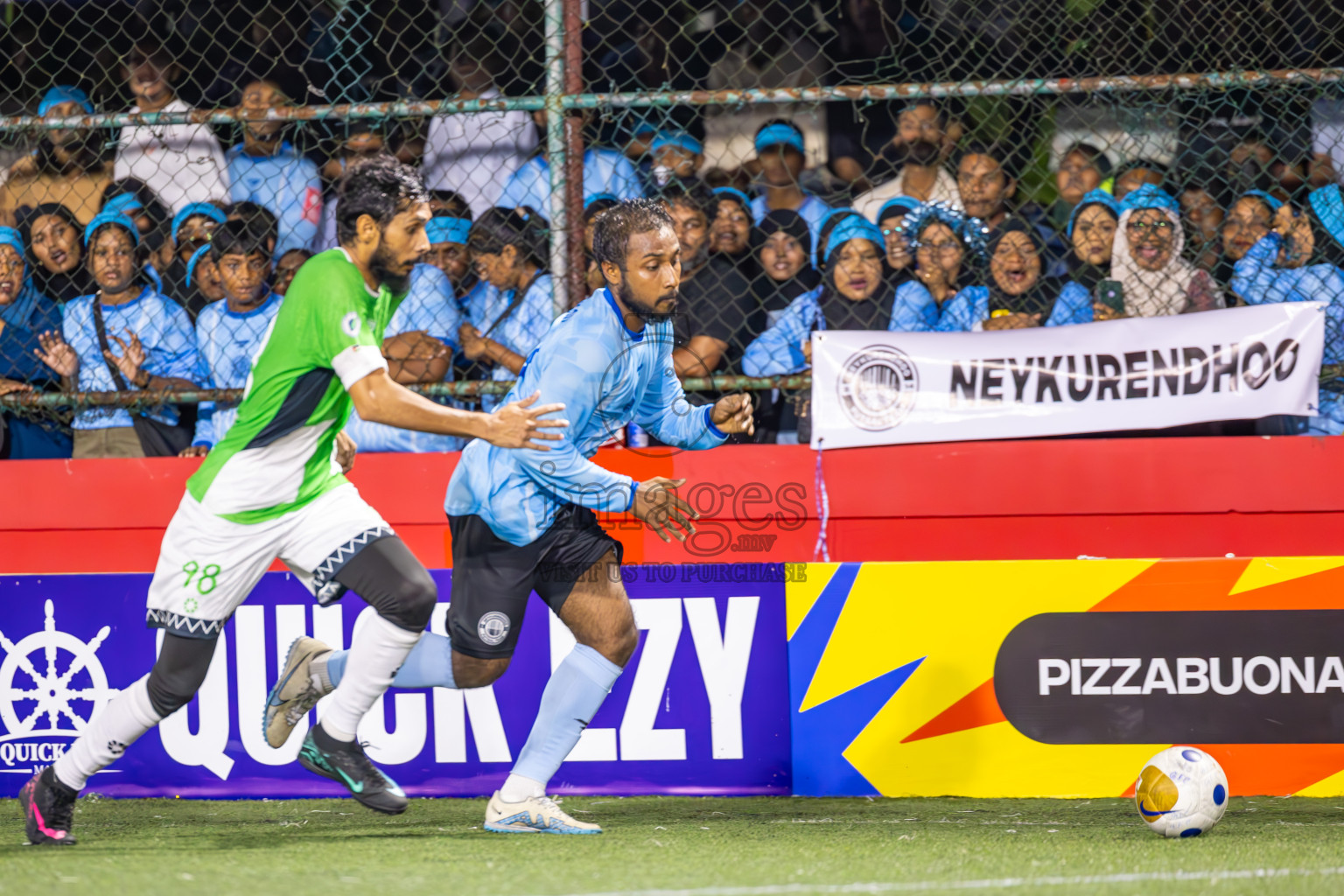 HDh Naivaadhoo vs HDh Neykurendhoo in Haa Dhaalu Atoll Finals Day 28 of Golden Futsal Challenge 2025 was held on Saturday , 1st February 2025, in Hulhumale', Maldives. Photos: Ismail Thoriq / images.mv