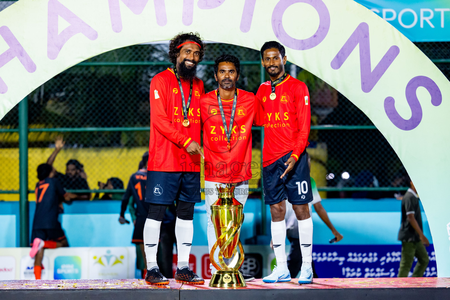 Dee Ess Kay vs Kovigoani in Final of Laamehi Dhiggaru Ekuveri Futsal Challenge 2024 was held on Wednesday, 31st July 2024, at Dhiggaru Futsal Ground, Dhiggaru, Maldives Photos: Nausham Waheed / images.mv