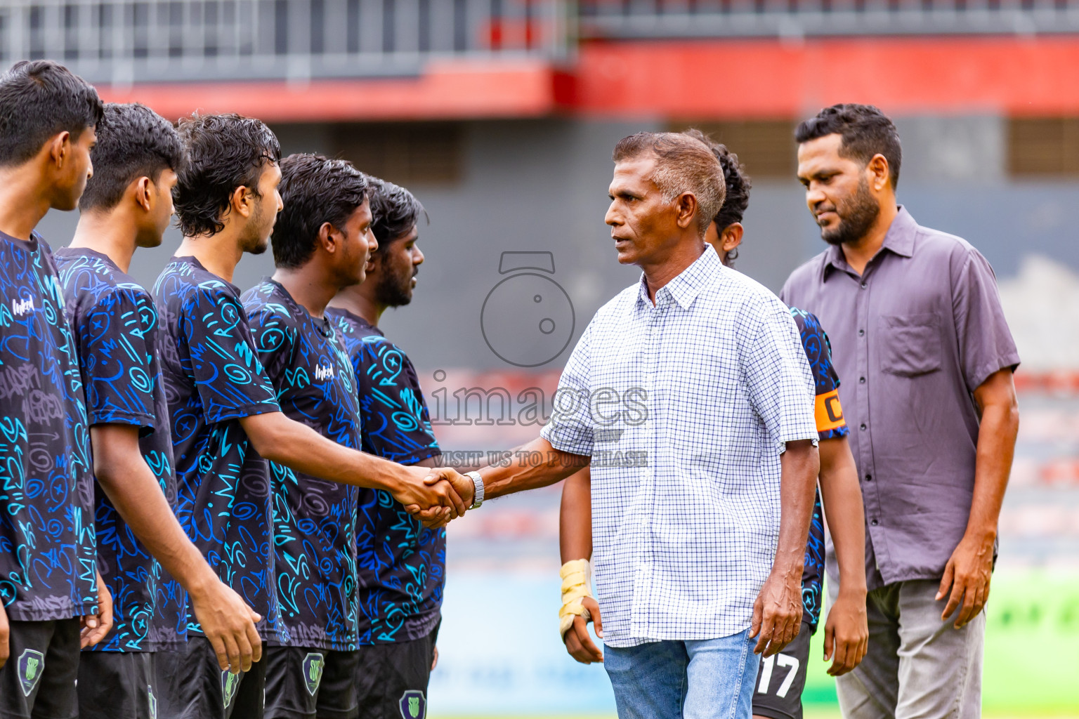 TC Sports Club vs Super United Sports in Day 5 of Under 19 Youth Championship 2024 was held at National Stadium in Male', Maldives on Sunday, 23rd June 2024. Photos: Nausham Waheed / images.mv