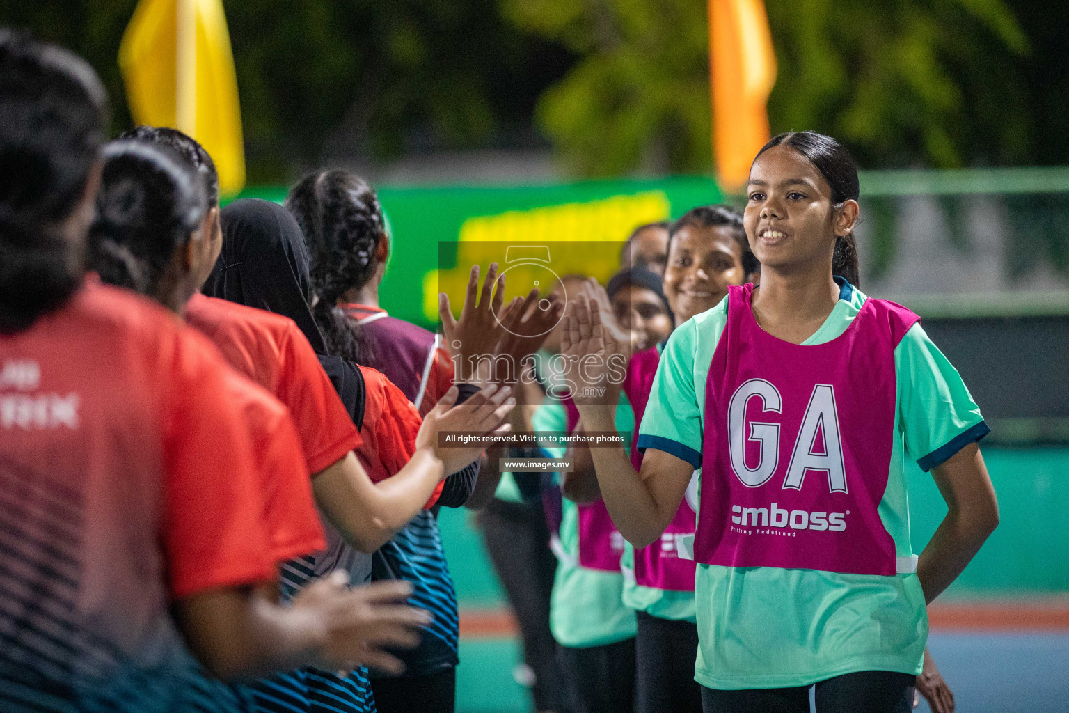 Day 1 of 20th Milo National Netball Tournament 2023, held in Synthetic Netball Court, Male', Maldives on 29th May 2023 Photos: Nausham Waheed/ Images.mv