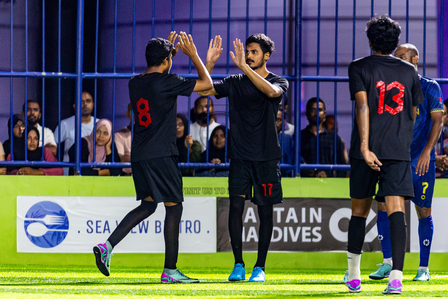 BK Sports Club vs United V in Day 2 of Eydhafushi Futsal Cup 2024 was held on Tuesday, 9th April 2024, in B Eydhafushi, Maldives Photos: Nausham Waheed / images.mv