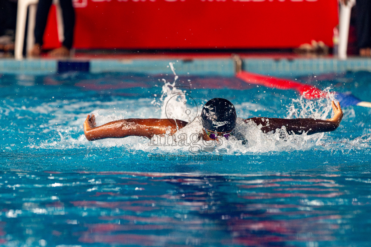 Day 3 of National Swimming Competition 2024 held in Hulhumale', Maldives on Sunday, 15th December 2024. 
Photos: Hassan Simah / images.mv