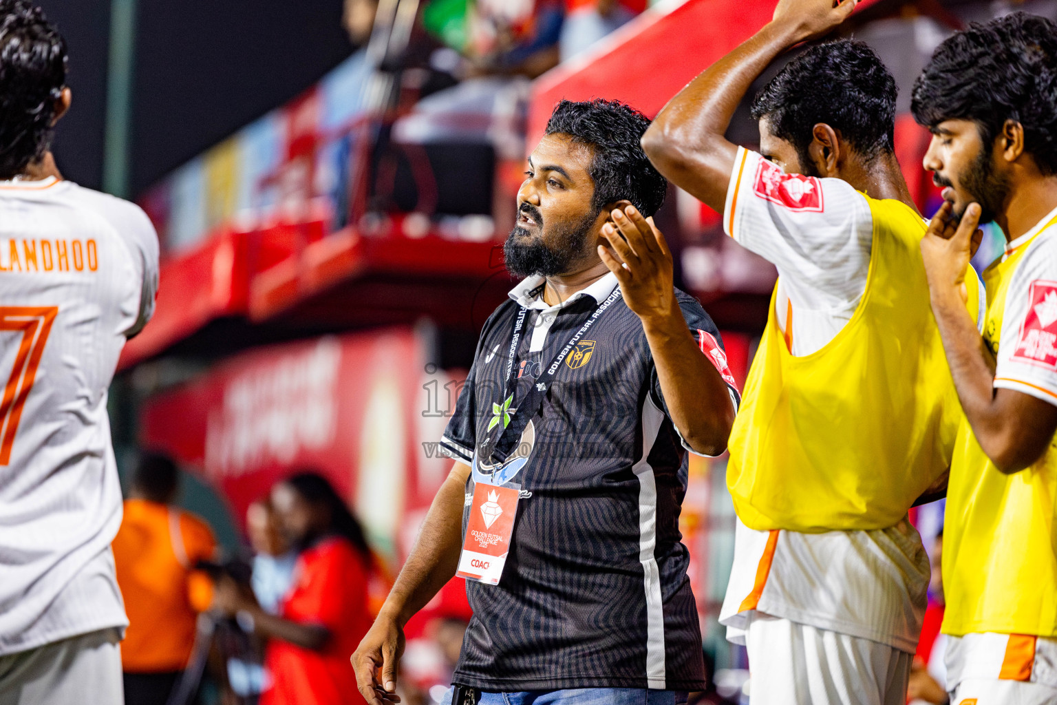 Th Thimarafushi vs Th Hirilandhoo in Thaa Atoll Finals Day 26 of Golden Futsal Challenge 2025 was held on Thursday , 30th January 2025, in Hulhumale', Maldives. Photos: Nausham Waheed / images.mv