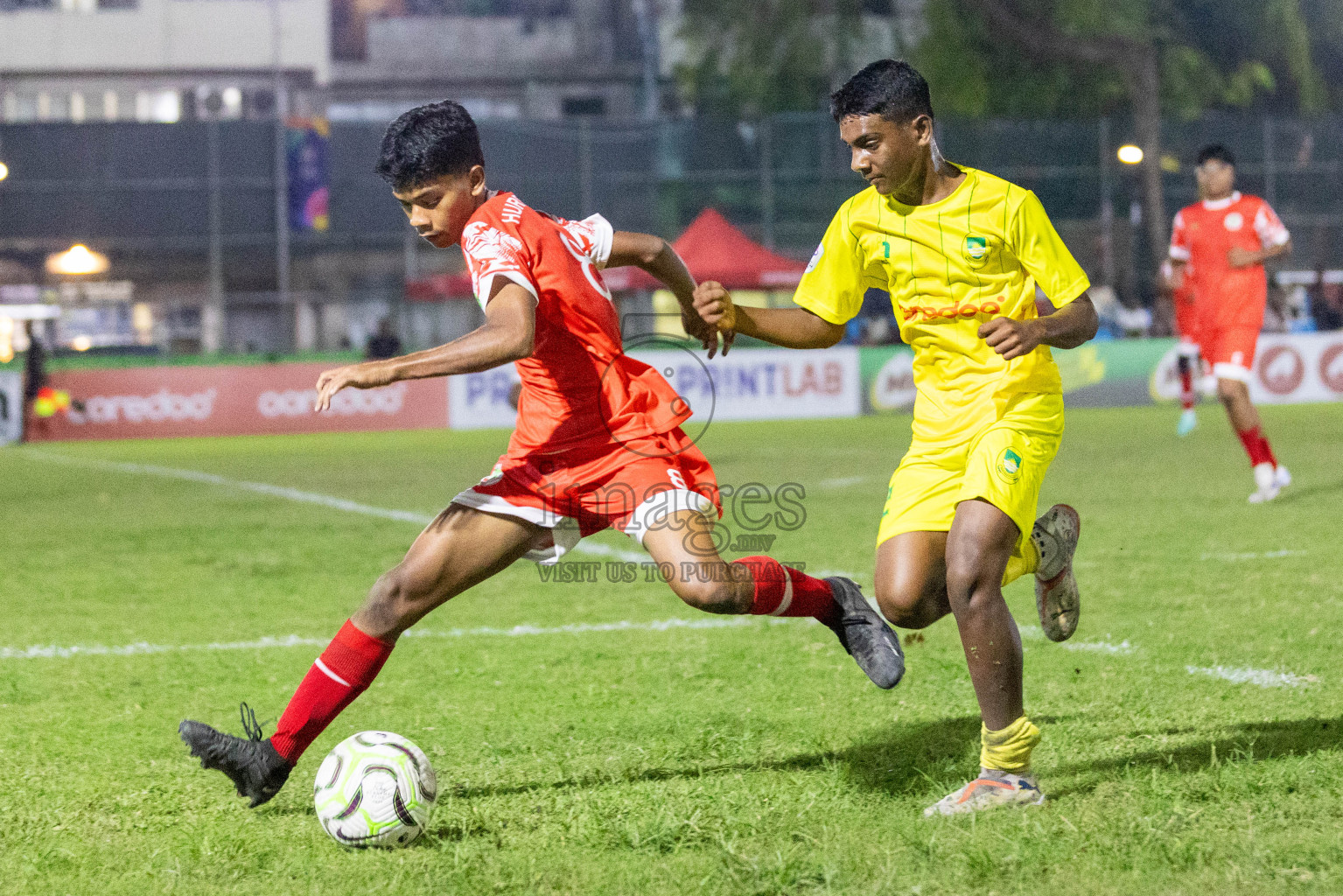 Maziya vs Hurriya (U14) in Day 4 of Dhivehi Youth League 2024 held at Henveiru Stadium on Thursday, 28th November 2024. Photos: Shuu Abdul Sattar/ Images.mv