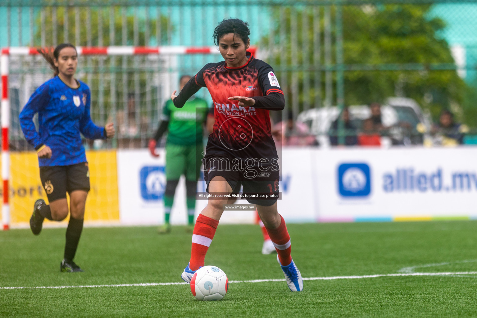 MPL vs Team Fenaka in Eighteen Thirty Women's Futsal Fiesta 2022 was held in Hulhumale', Maldives on Wednesday, 12th October 2022. Photos: Ismail Thoriq / images.mv