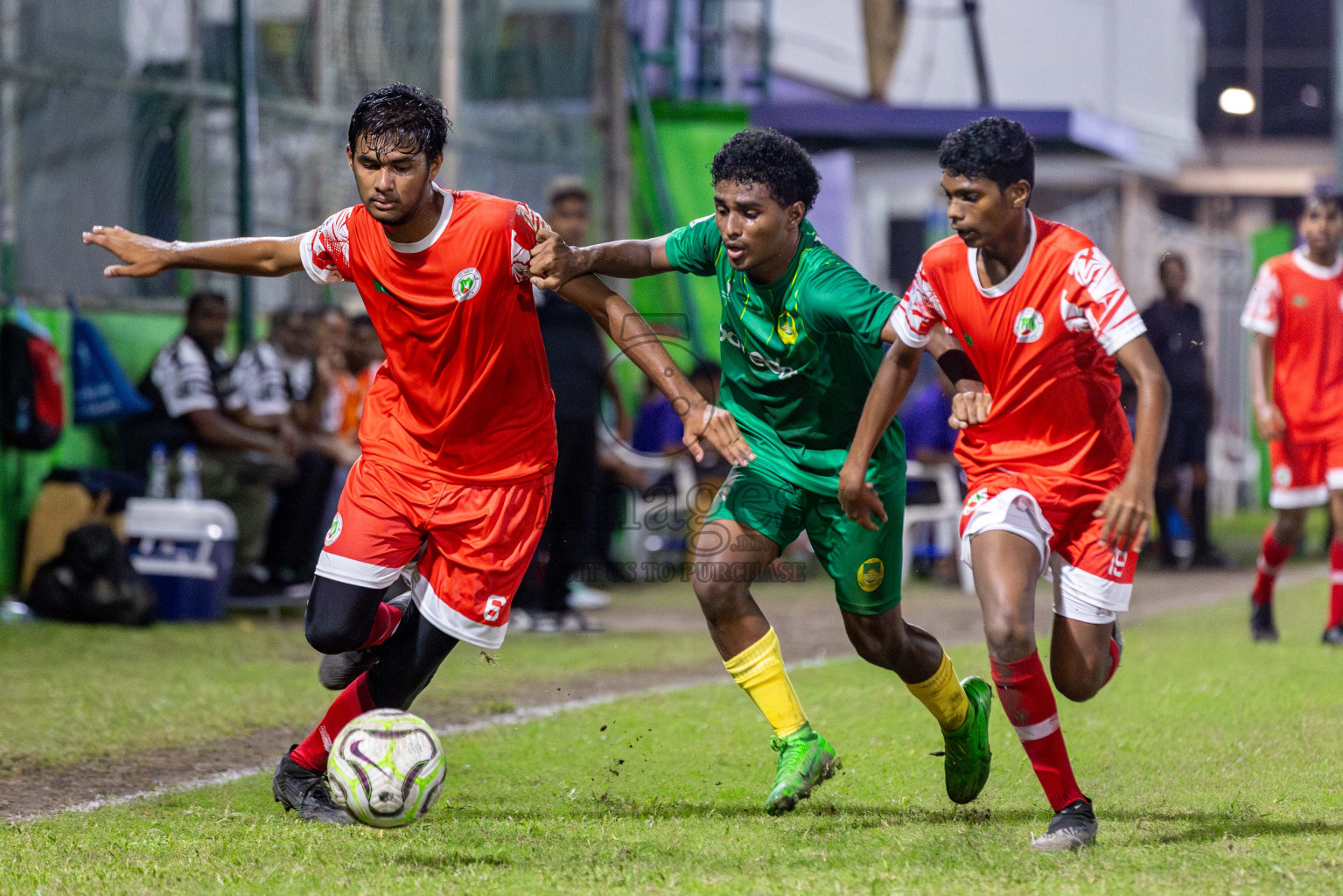 Maziya SRC vs Hurriya Sports Club in Day 12 of Dhivehi Youth League 2024 held at Henveiru Stadium on Wednesday , 18th December 2024. Photos: Shuu Abdul Sattar