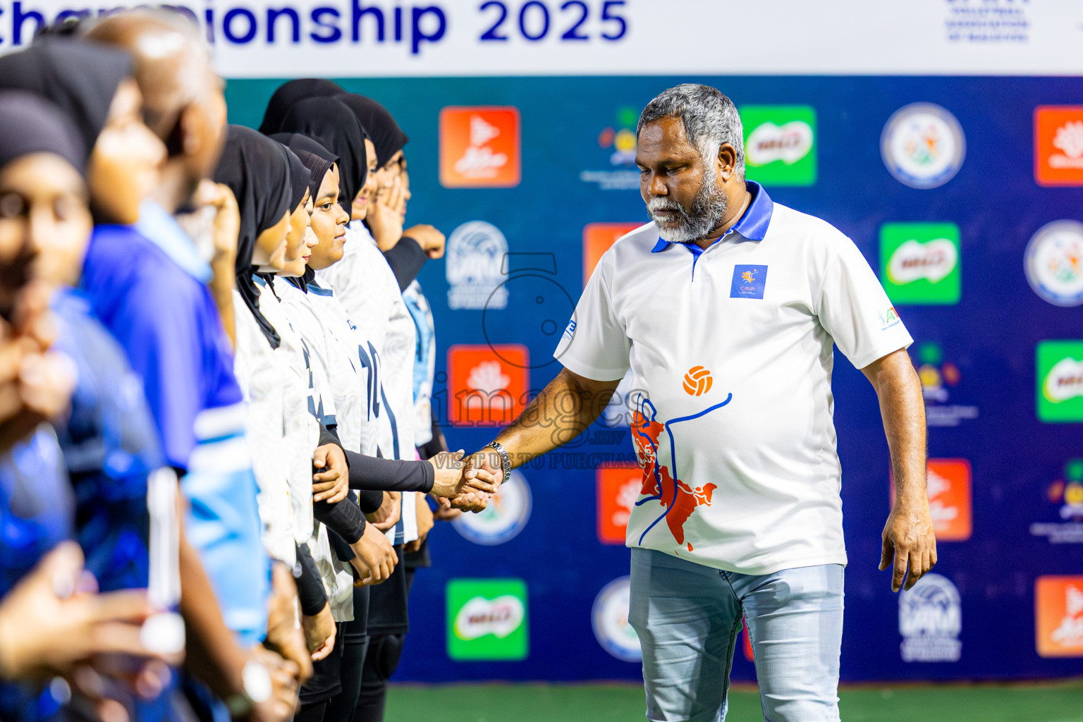 Raajje Volley Club vs Club Rising Star Academy in Milo National Junior Volleyball Championship 2025 Day 4 was held on Tuesday, 25th November 2025 at Ekuveni Turf Court Male', Maldives. Photos: Nausham Waheed / images.mv