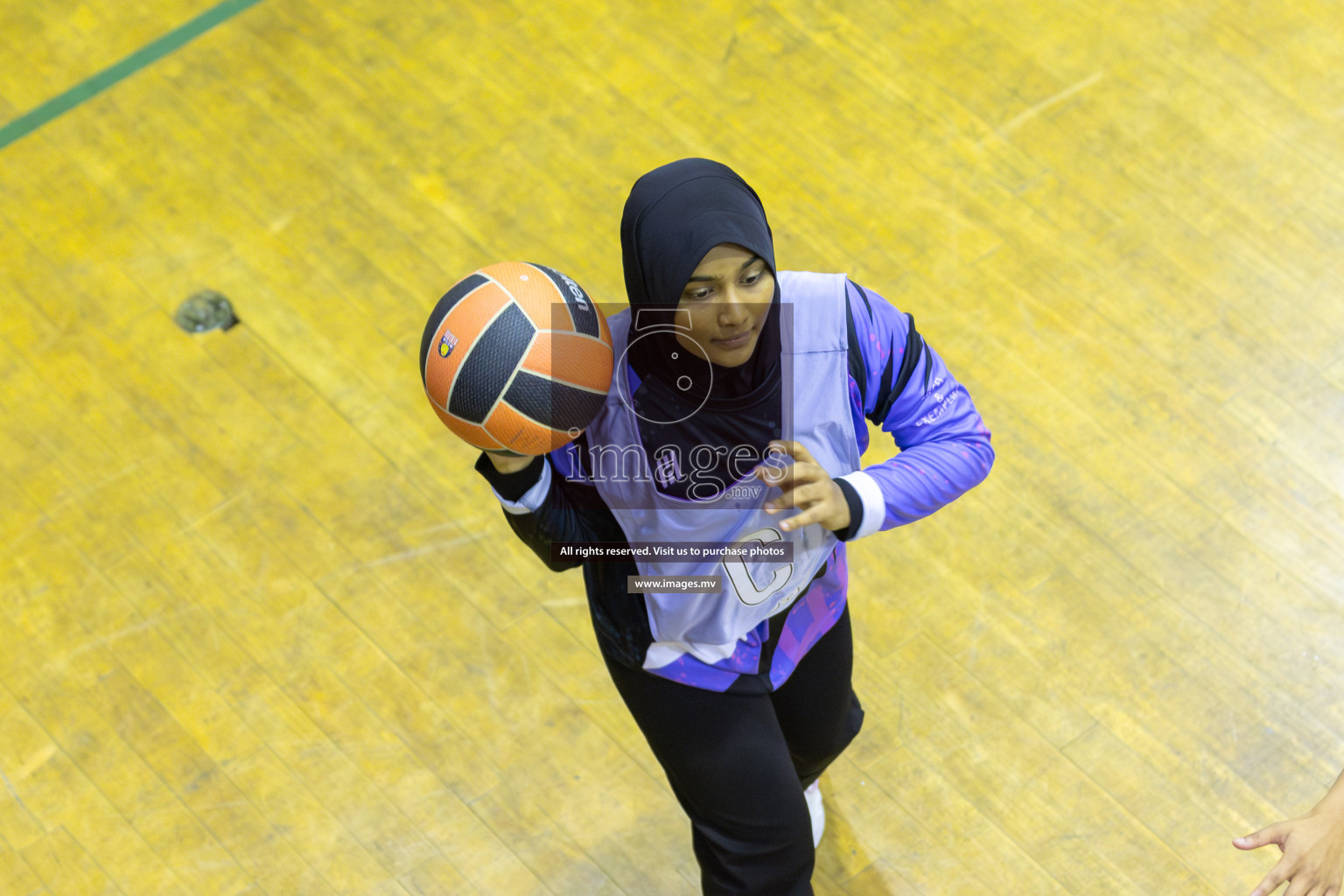 Day 11 of 24th Interschool Netball Tournament 2023 was held in Social Center, Male', Maldives on 6th November 2023. Photos: Mohamed Mahfooz Moosa / images.mv