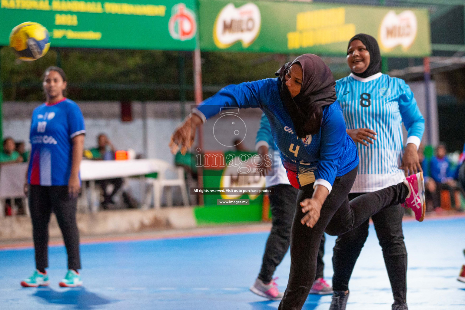 Milo 8th National Handball Tournament Day3, 17th December 2021, at Handball Ground, Male', Maldives. Photos by Shuu Abdul Sattar