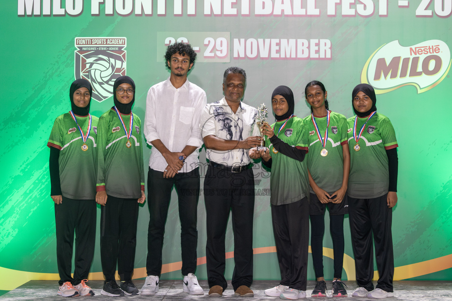 MILO Fiontti Netball Fest 2024 held from Tuesday 26th November to Friday 29th November 2024. Photos: Mohamed Mahfooz Moosa