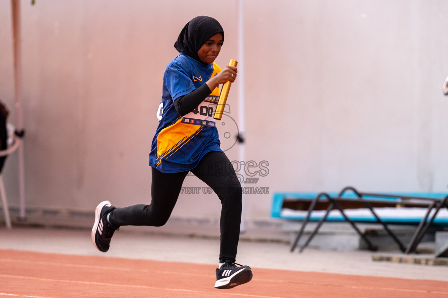 Day 6 of MWSC Interschool Athletics Championships 2024 held in Hulhumale Running Track, Hulhumale, Maldives on Thursday, 14th November 2024. Photos by: Ismail Thoriq / Images.mv